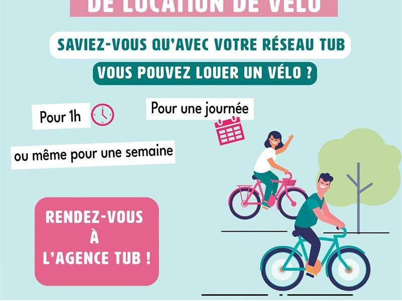 TUB - Location de vélos