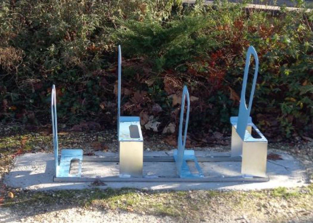 Halte de repos vélo de l'école de Lavardac