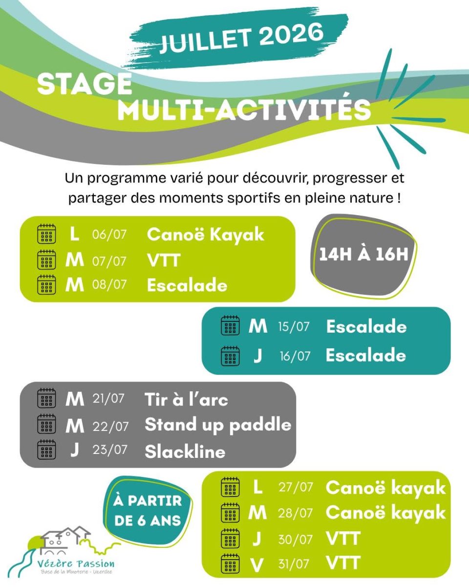 Stage multi-activités