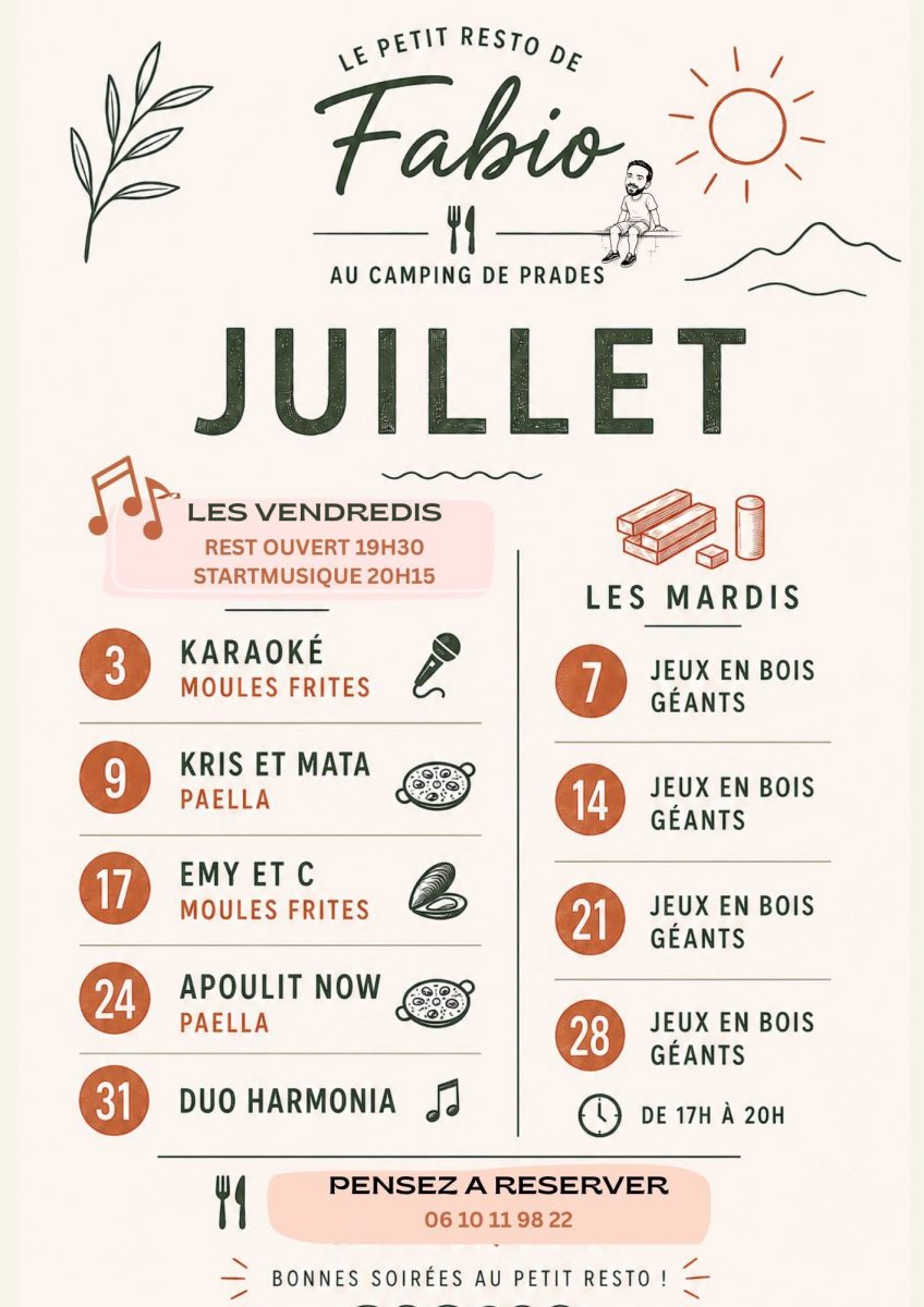 SOIRÉES MUSICALES AU PETIT RESTO DE FABIO