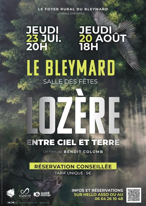 FILM : LOZÈRE, ENTRE CIEL ET TERRE