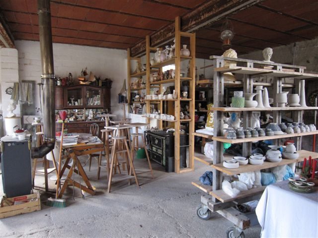 Atelier de céramiques et sculptures