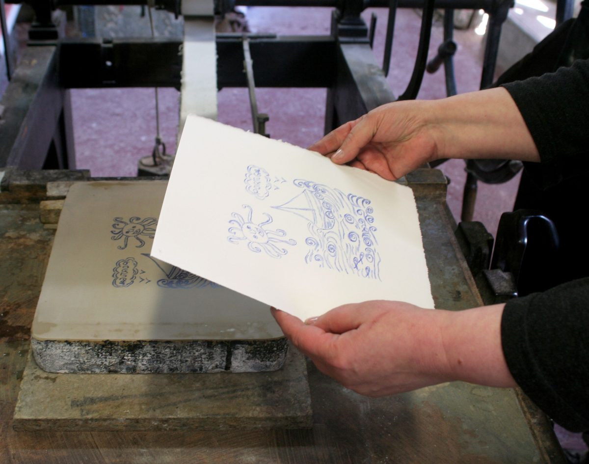 Atelier de lithographie