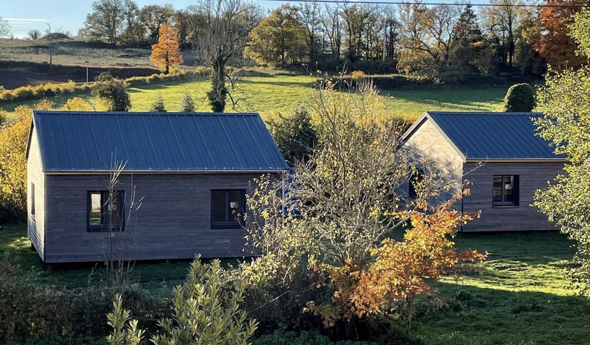 Village de maisons en bois accessible PMR