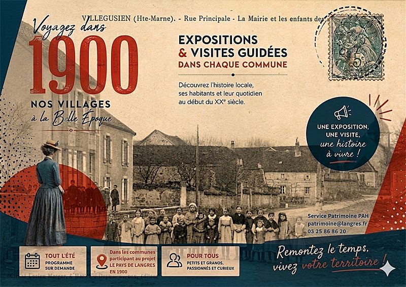 Le Pays de Langres en 1900 : Visites-flash à Villegusien