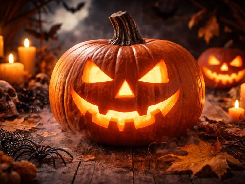 Défilé costumé des enfants pour Halloween