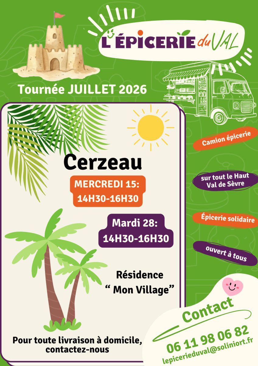 Tournée de l'Epicerie du Val à Cerzeau