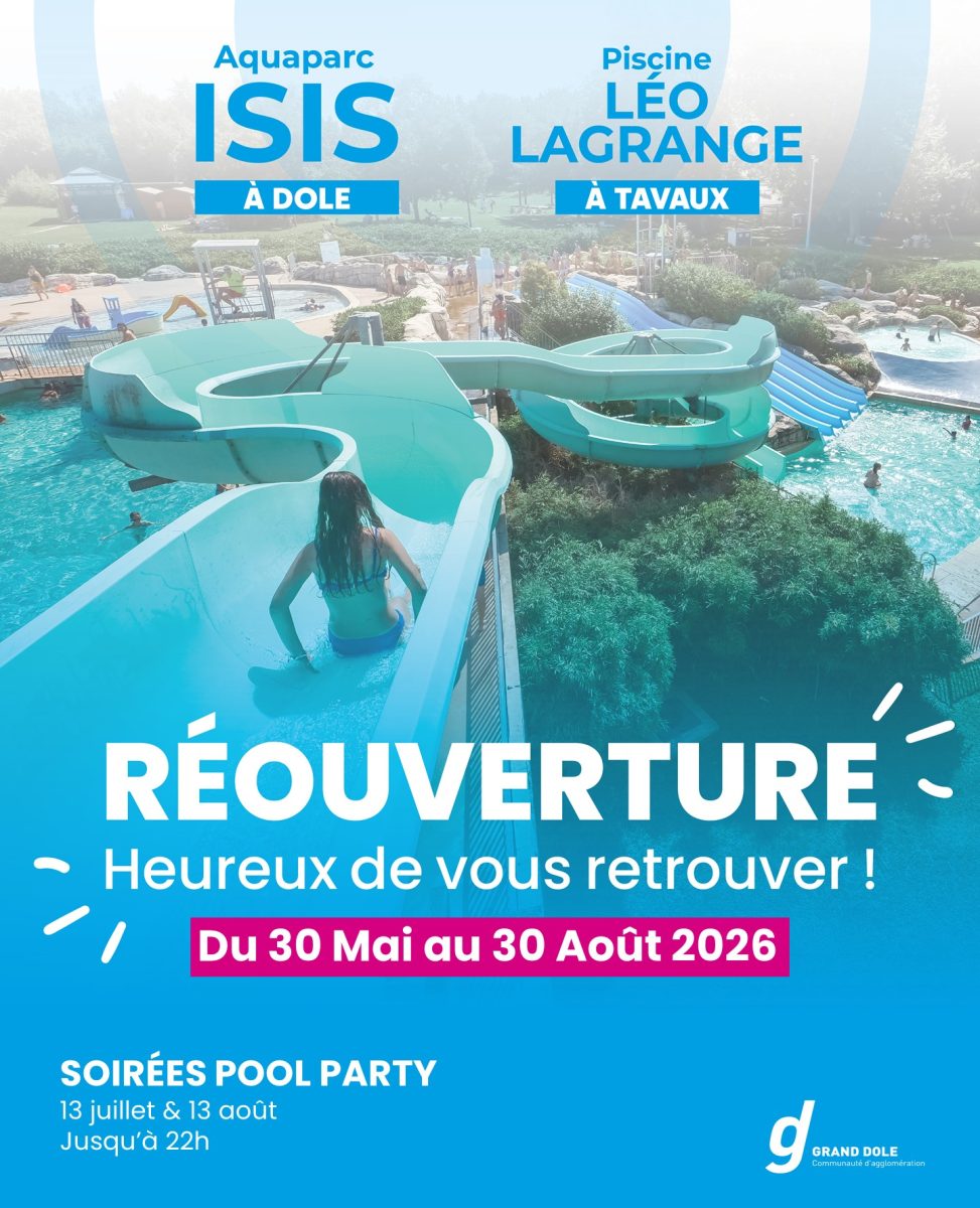 Réouverture Aquaparc Isis