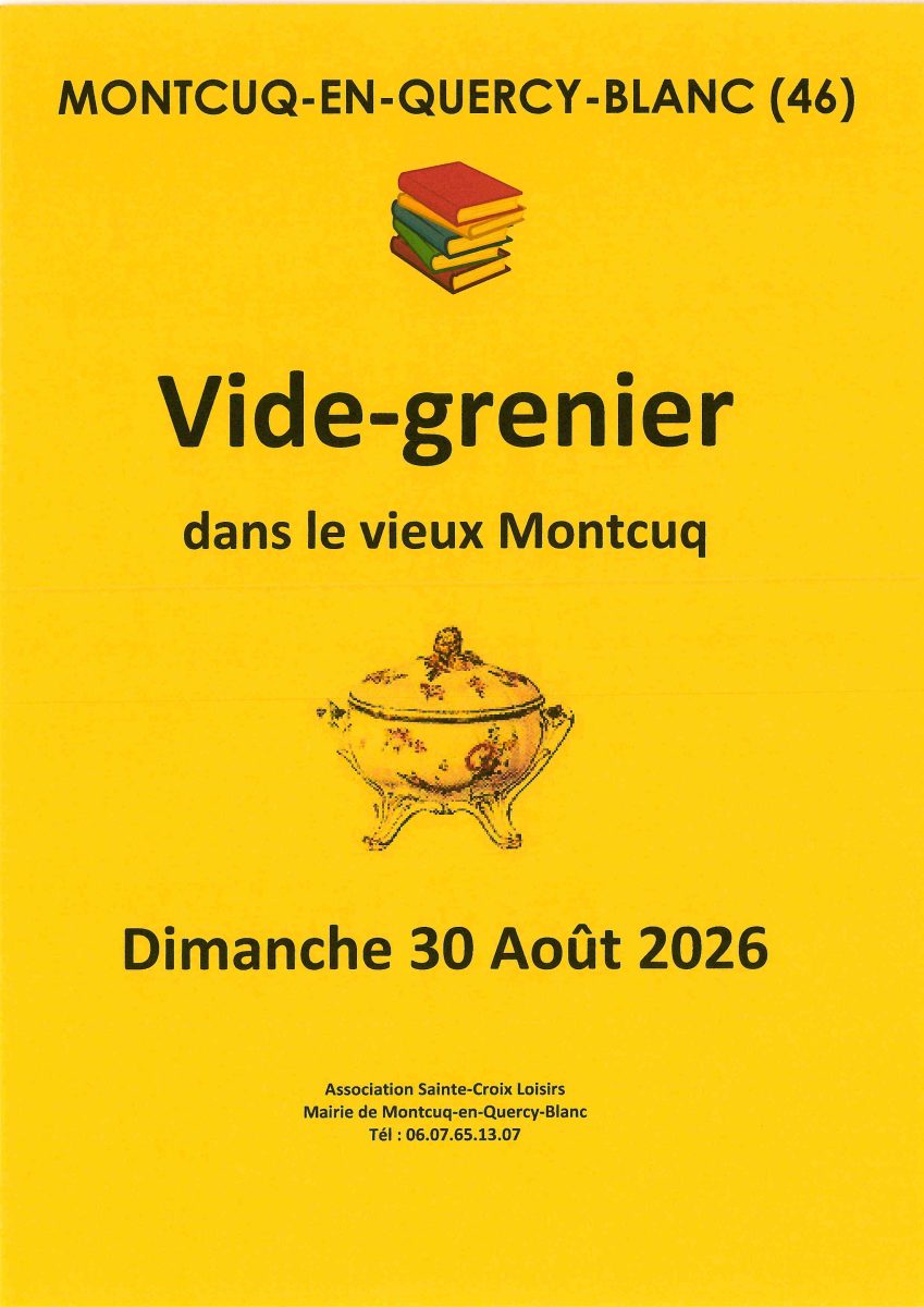 Vide-greniers à Montcuq