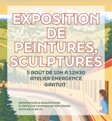 EXPOSITION DE PEINTURES SCULPTURES - MERCREDI 5 AOÛT