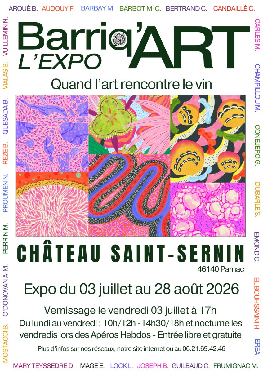 Exposition Barriq'Art au Château Saint-Sernin