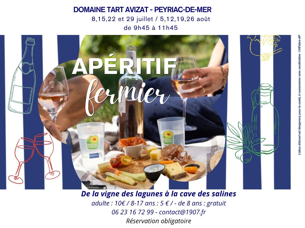 APÉRITIF FERMIER : DE LA VIGNE DES LAGUNES À LA CAVE DES SALINES