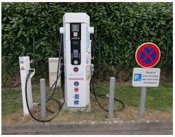 Borne de Recharge pour Véhicules Électriques - GRAMAT- Place de la République