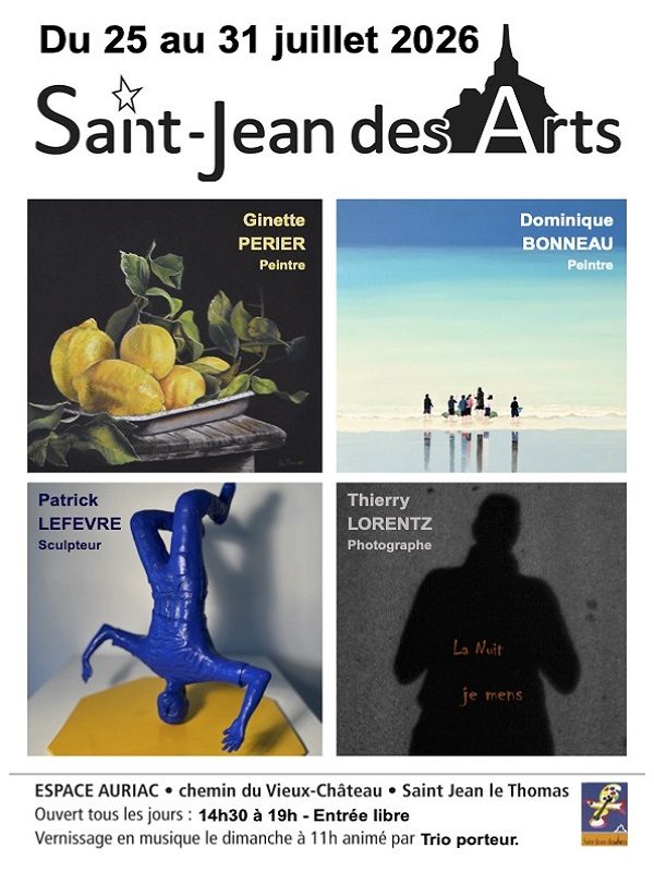 Exposition estivale Saint Jean des Arts