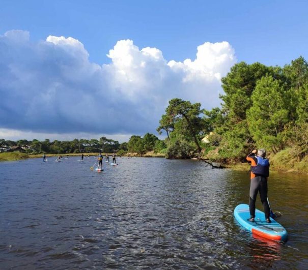 Descente du courant en paddle