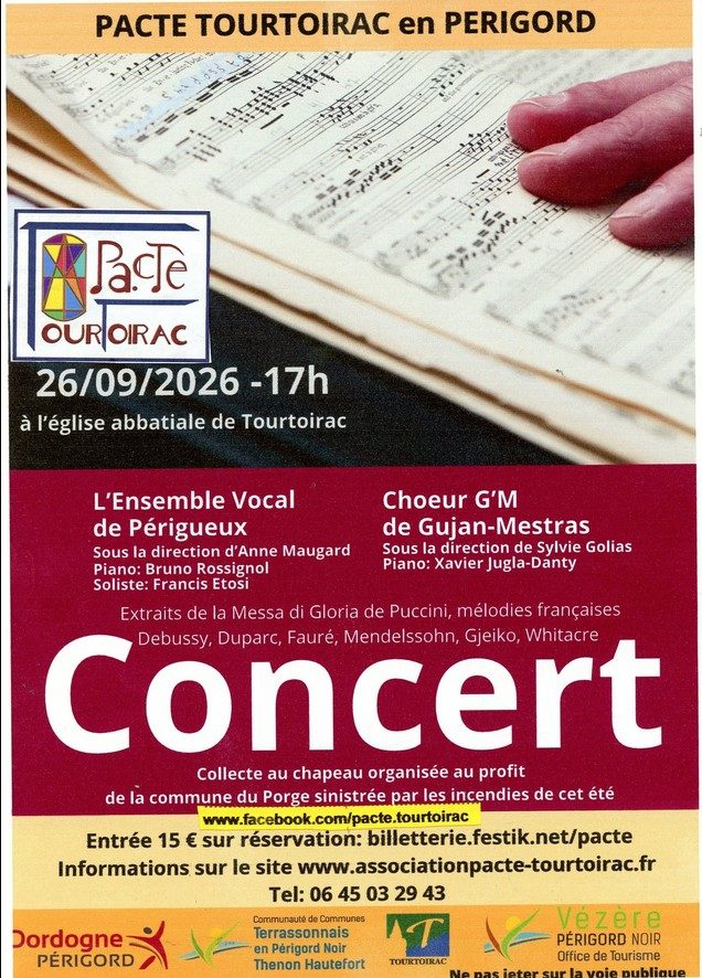 Florilège de pièces musicales du Choeur mixte de l'ensemble vocal de Périgueux