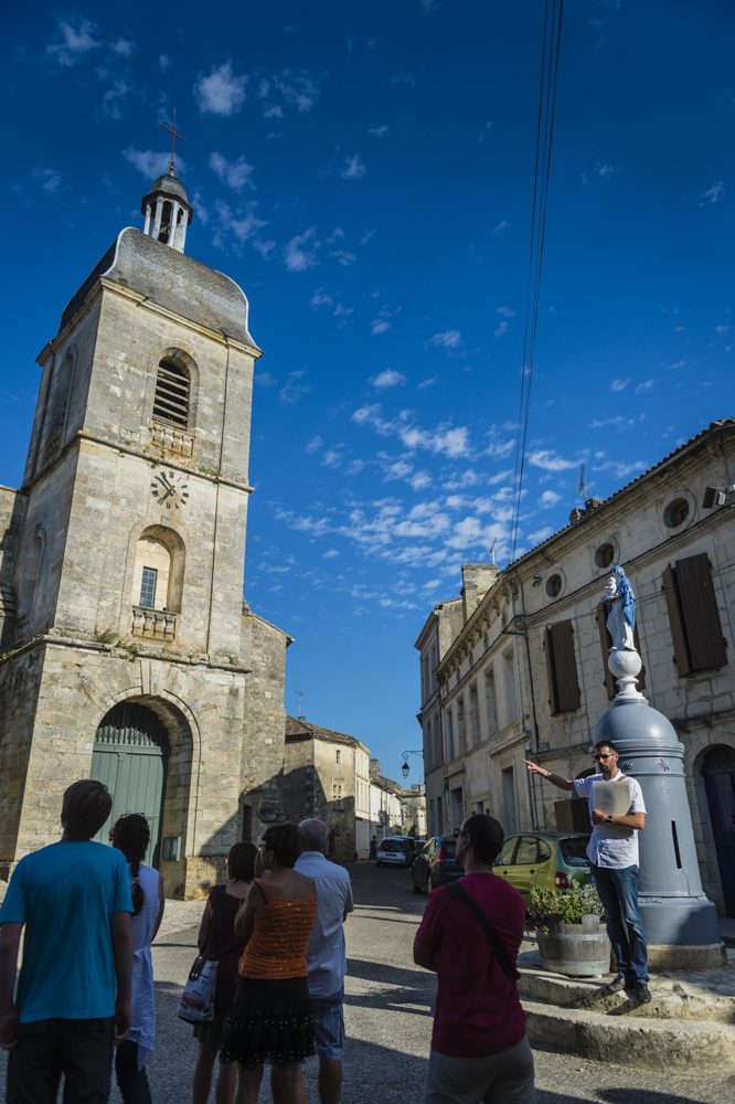Balade patrimoine à Rions avec David Souny