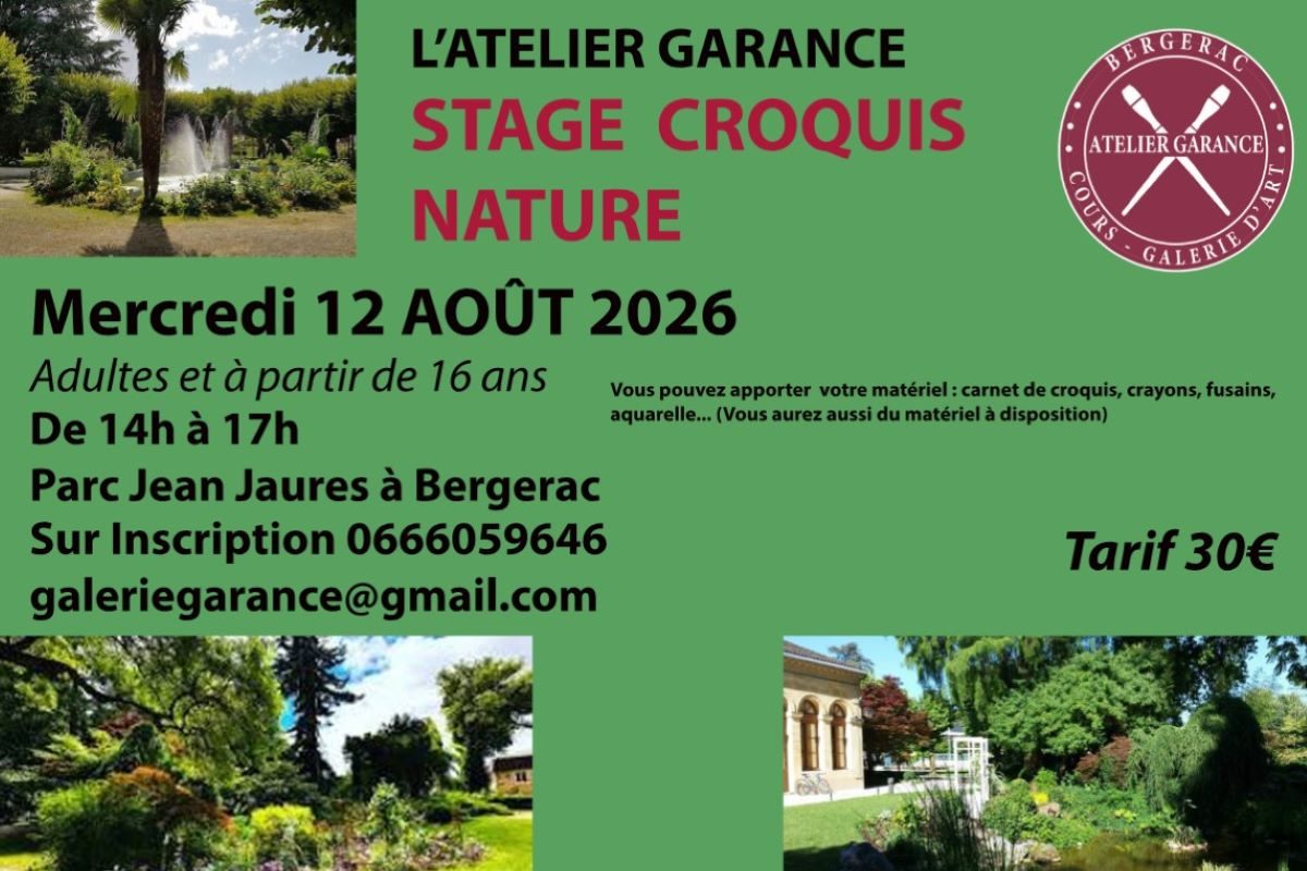 Stage croquis nature