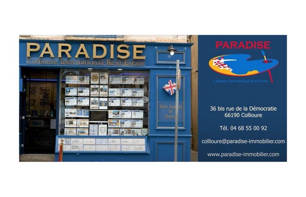 AGENCE PARADISE COLLIOURE INTERNATIONAL REAL ESTATE