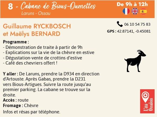 Cabanes ouvertes : Cabane de  Bious-Oumettes