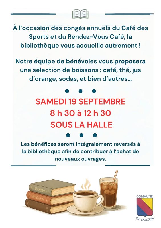 Micro-Folie : Café éphémère au profit de la bibliothèque