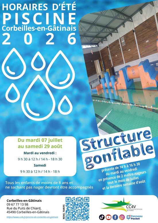 Ouverture été - Piscine de Corbeilles