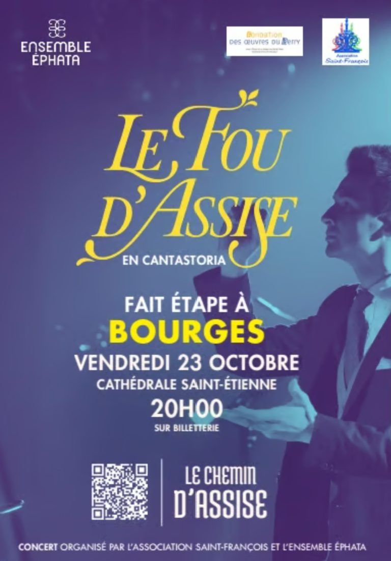 Concert Le Fou d'Assise à Bourges