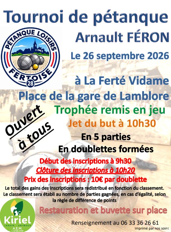 Concours de Pétanque
