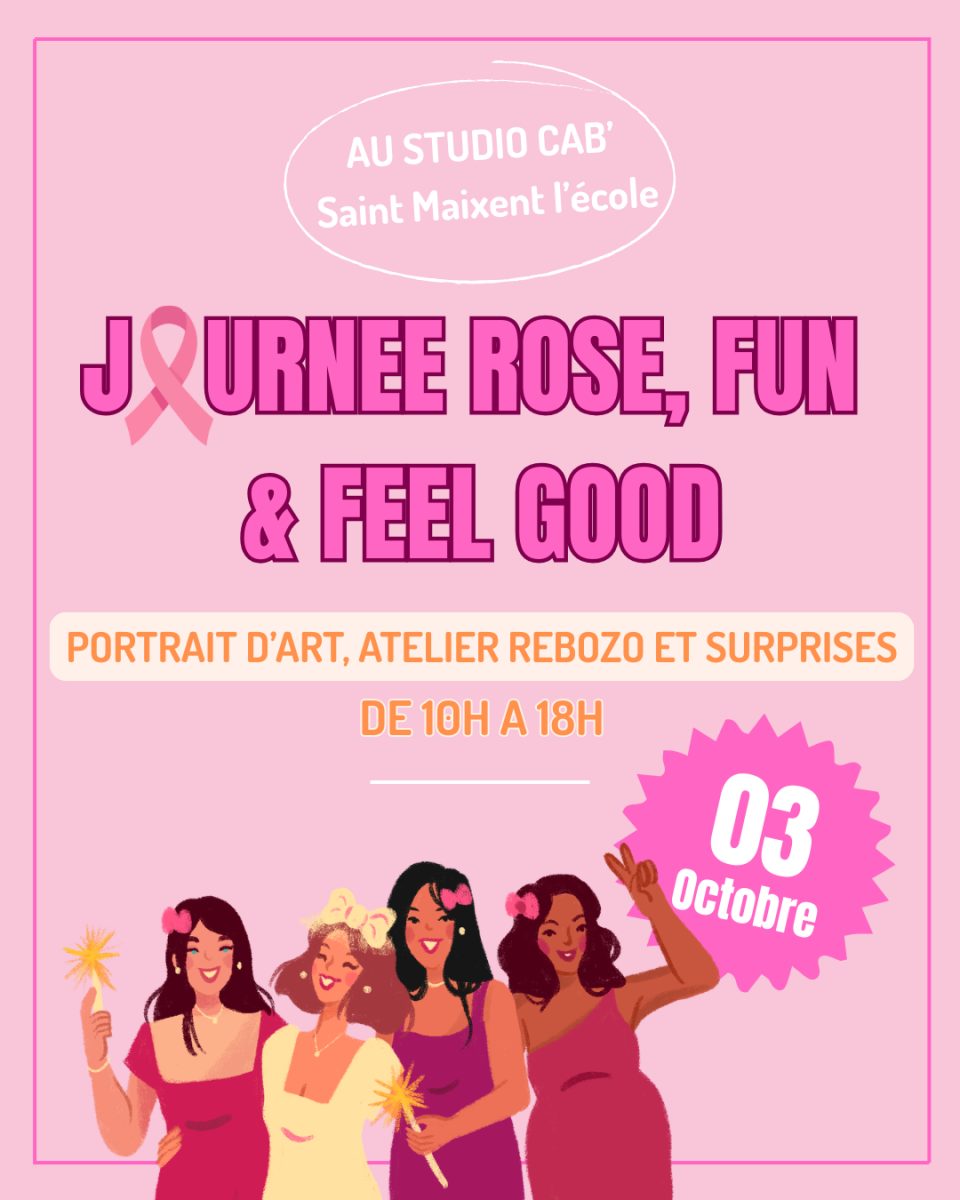 Journée rose, fun & feel good au Studio Cab'