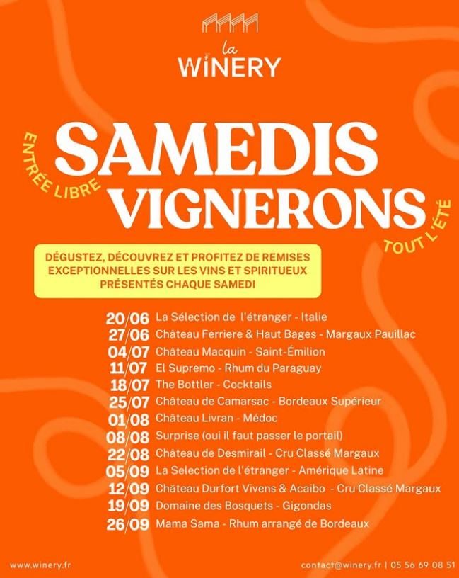SAMEDIS VIGNERONS : Château Livran - Médoc