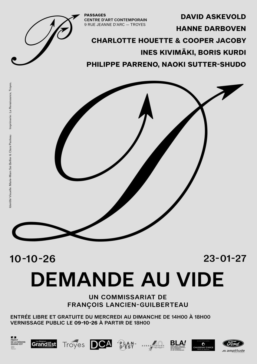 Vernissage de l'exposition "Demande au Vide"