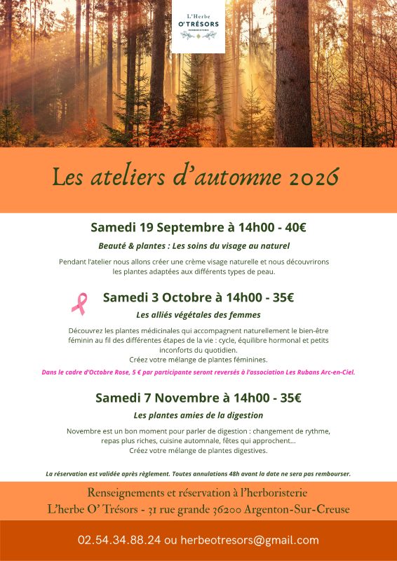 Atelier "Beauté & plantes"