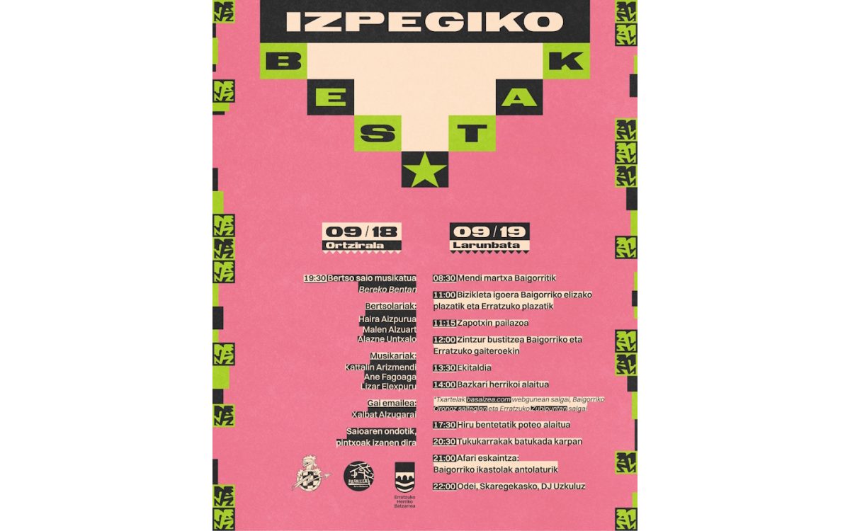 Izpegiko bestak : fêtes d'Izpeguy