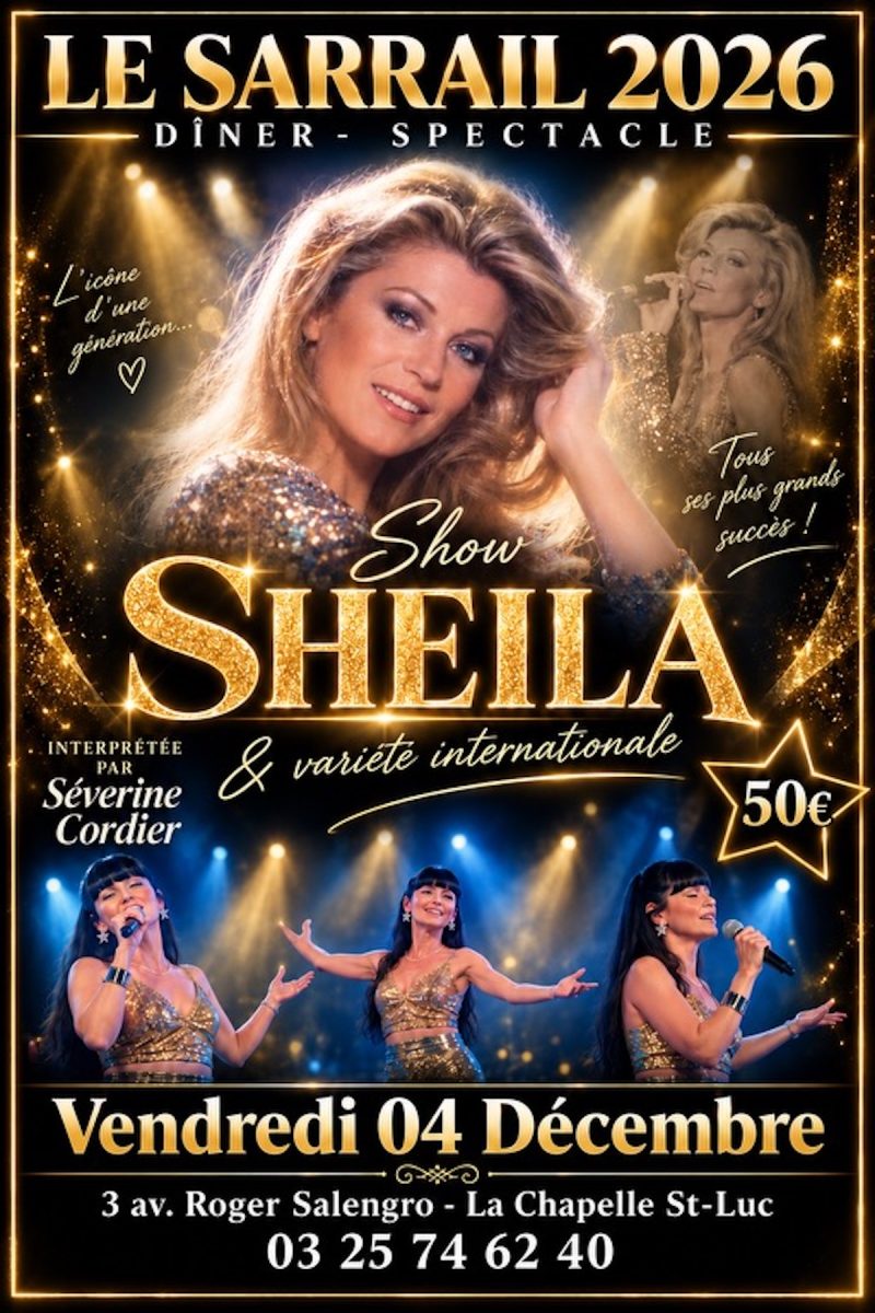 Show Sheila &amp; variété internationale interprété par Séverine Cordier