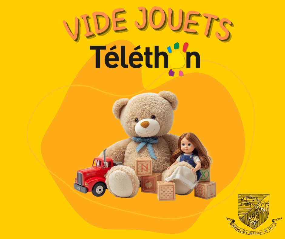 Vide jouets - Pirates de Cour - Téléthon 2026
