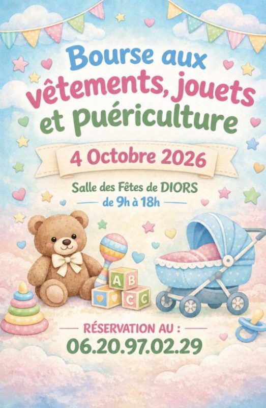 Bourse vêtements jouets puériculture