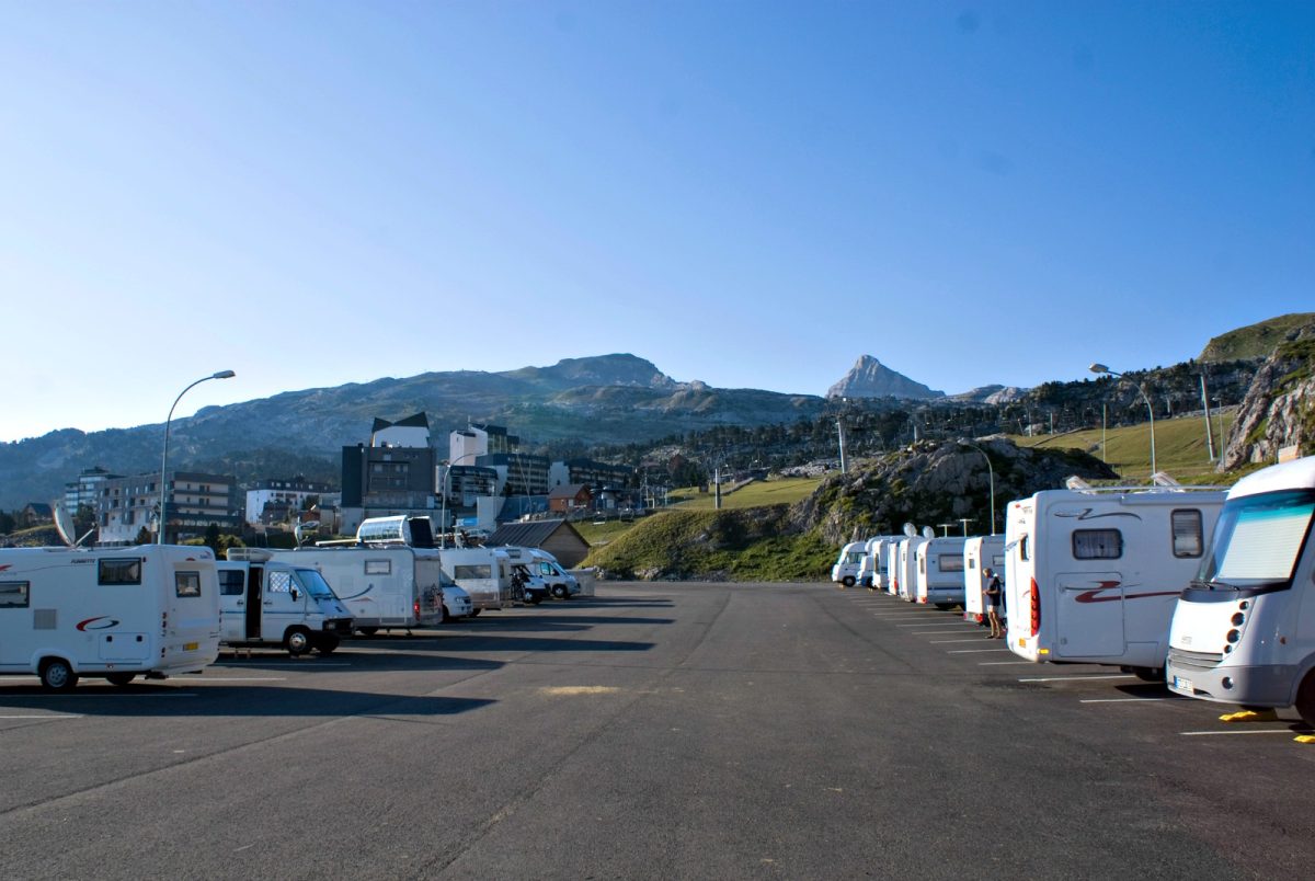 Aire de camping-car 2 de la Pierre Saint-Martin