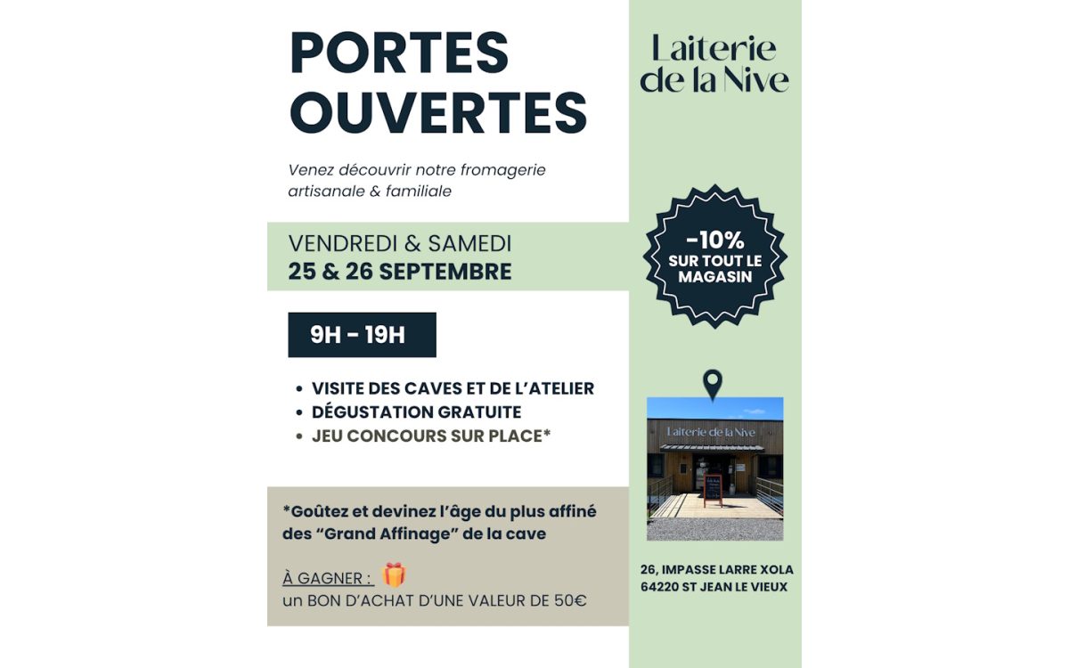 Portes ouvertes de la laiterie de la Nive