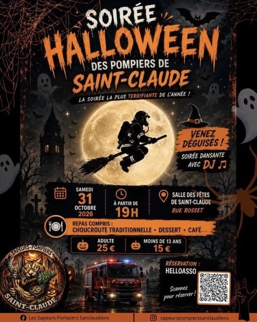 Bal d'Halloween des Sapeurs Pompiers