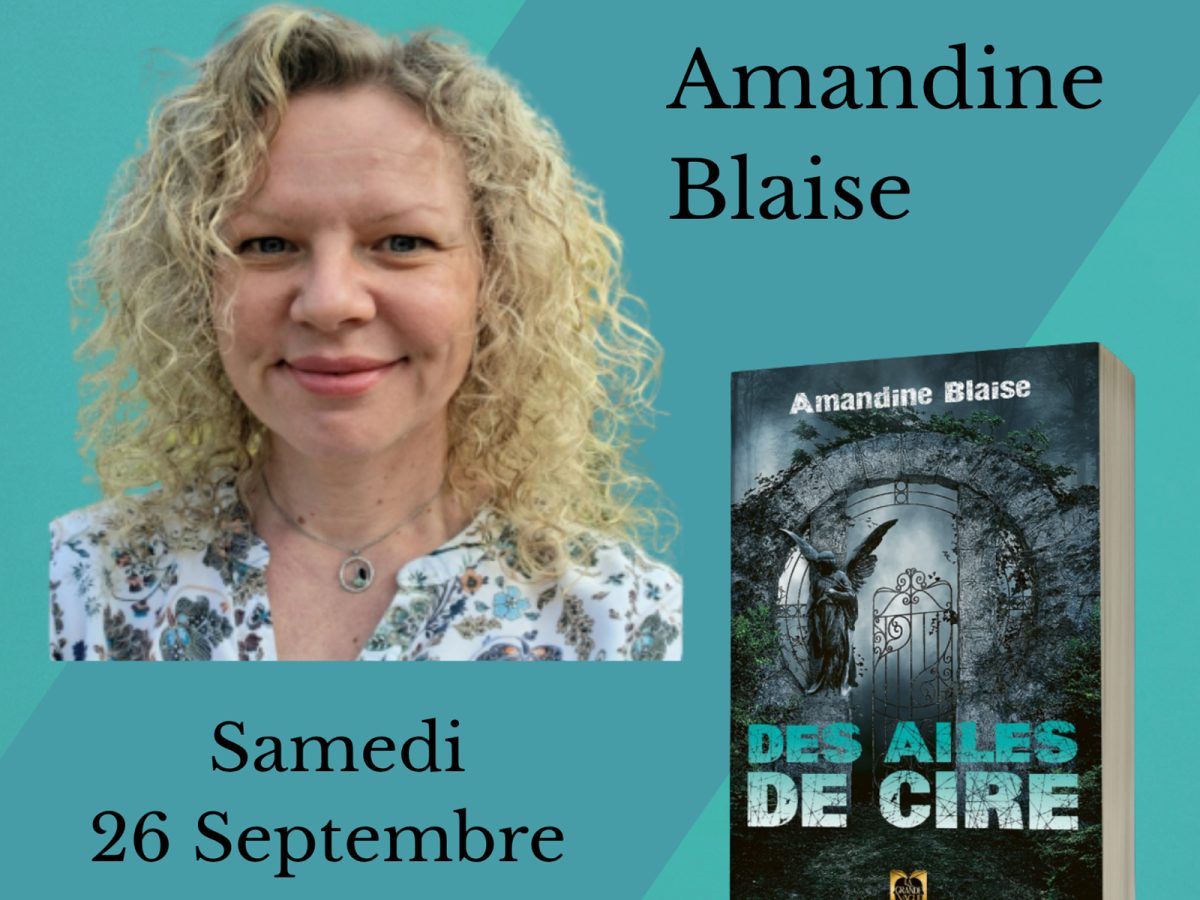 Rencontre-dédicace avec Amandine Blaise : "Des ailes de cire"