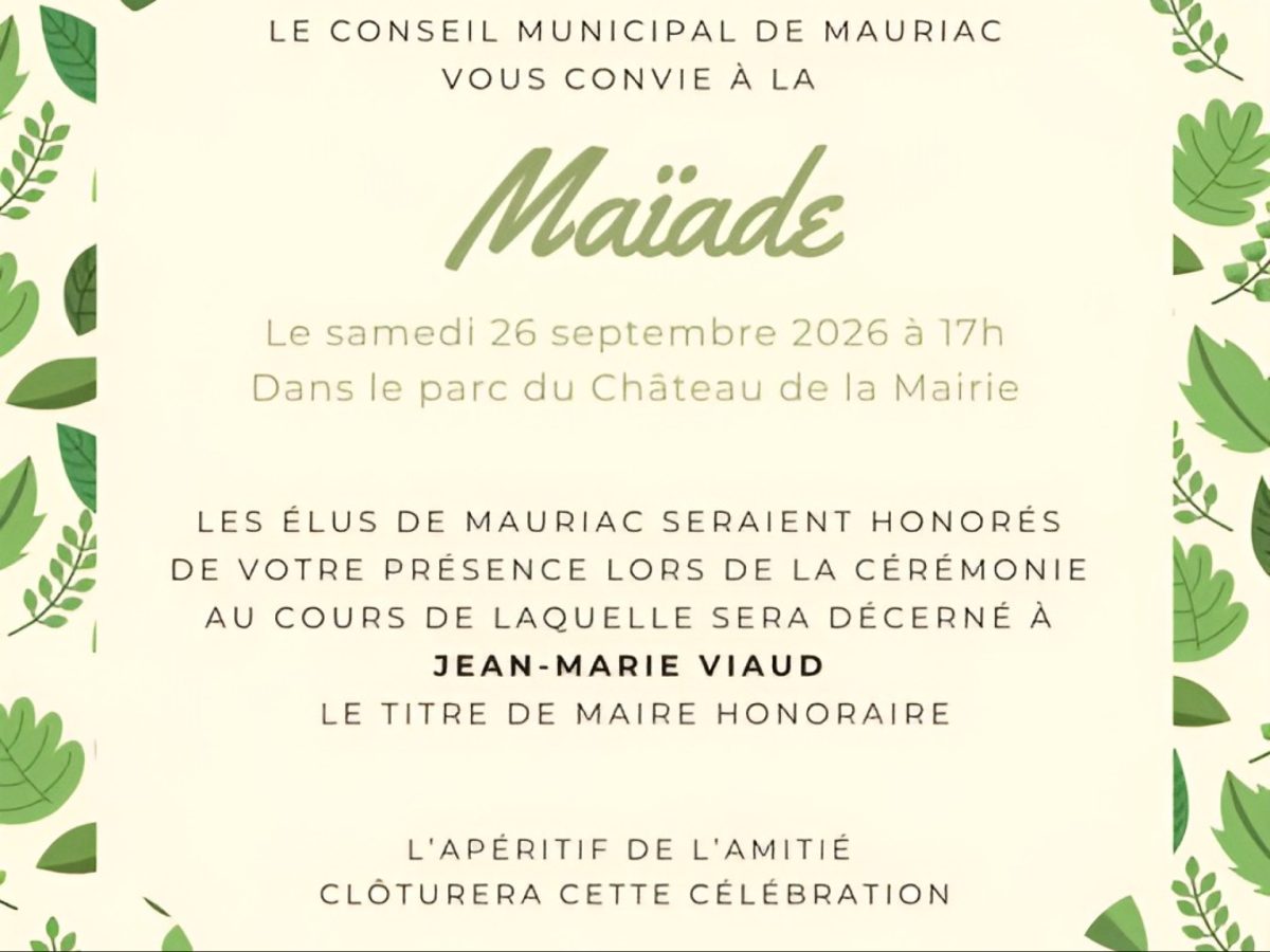Maïade à Mauriac