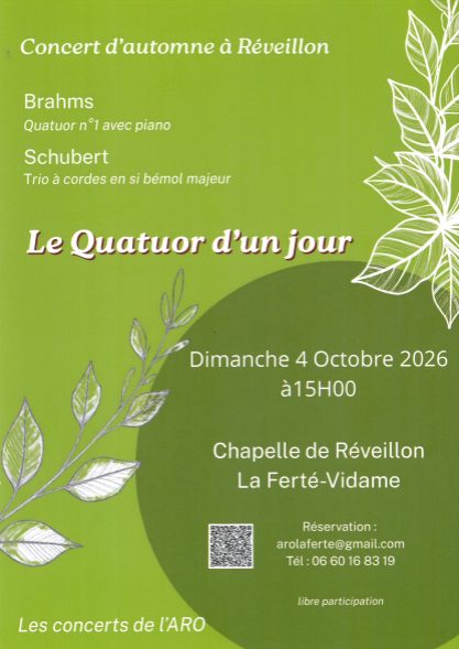 Concert - Le Quatuor d'un jour