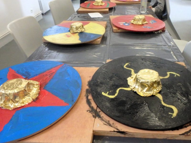 Ateliers archéologie 9-12 ans : Bouclier mérovingien