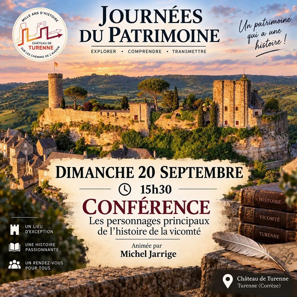 Conférence : Les personnages principaux de l'histoire de la Vicomté