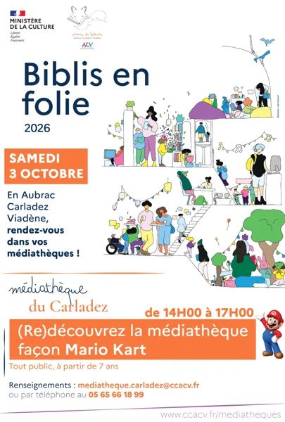 Biblis en folie à la médiathèque du Carladez