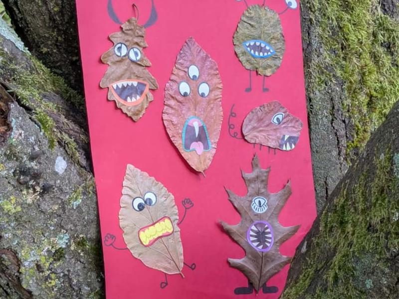Atelier enfants (3-6ans) - Le monstre caché sous la feuille