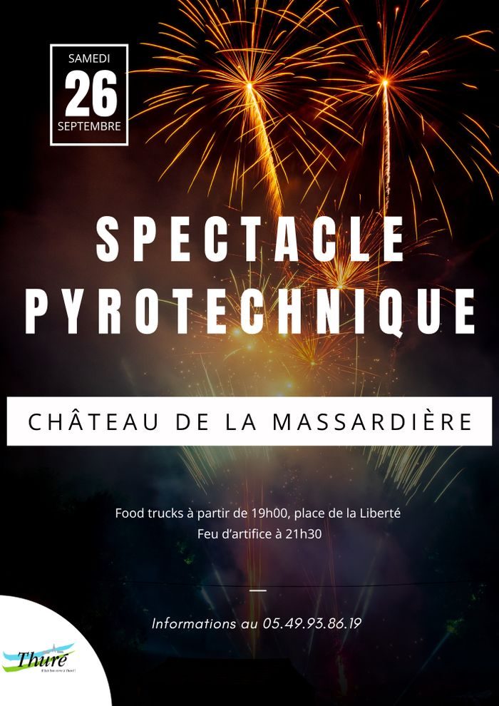🎆 Grand Spectacle Pyrotechnique à Thuré ! 🎆