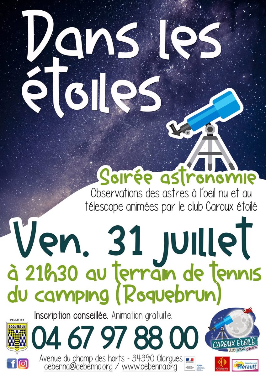 SOIREE CLUB ASTRO : DANS LES ETOILES