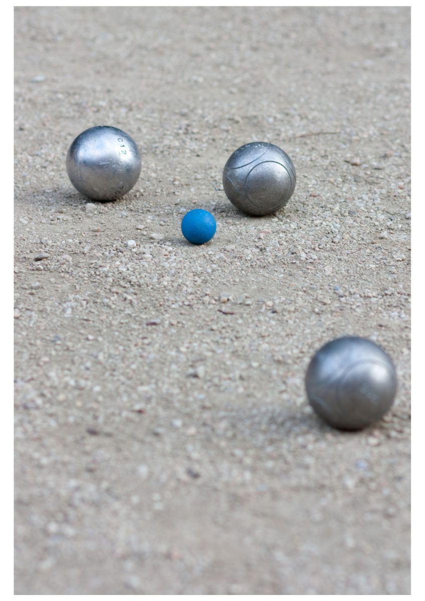 Pétanque en famille