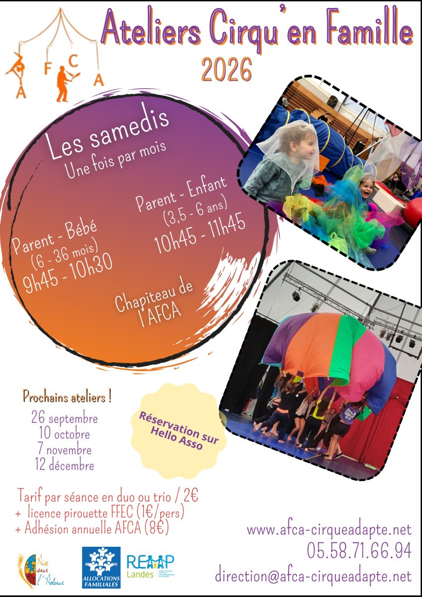 Ateliers cirqu'en famille